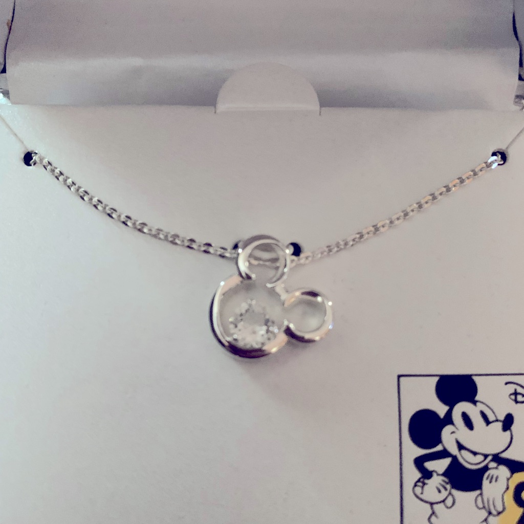 Disney Swarovski Silver Necklace Mickey Mouse 28$